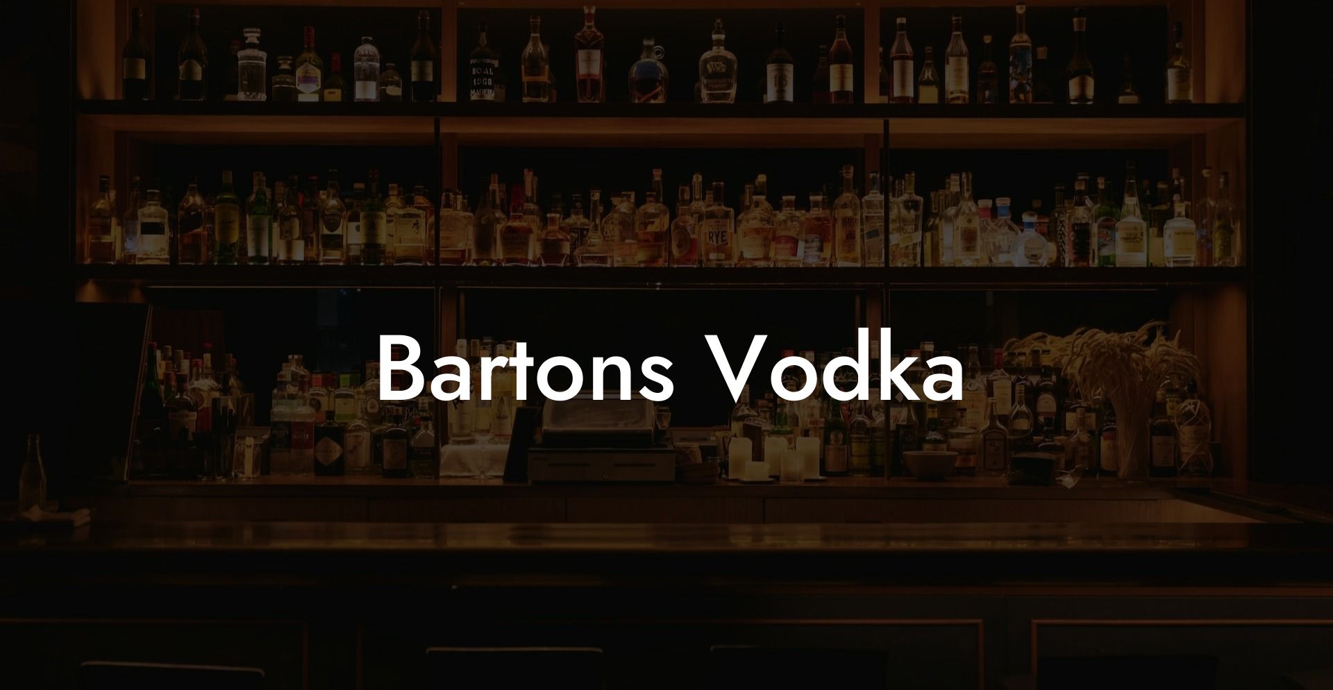Barton'S Vodka