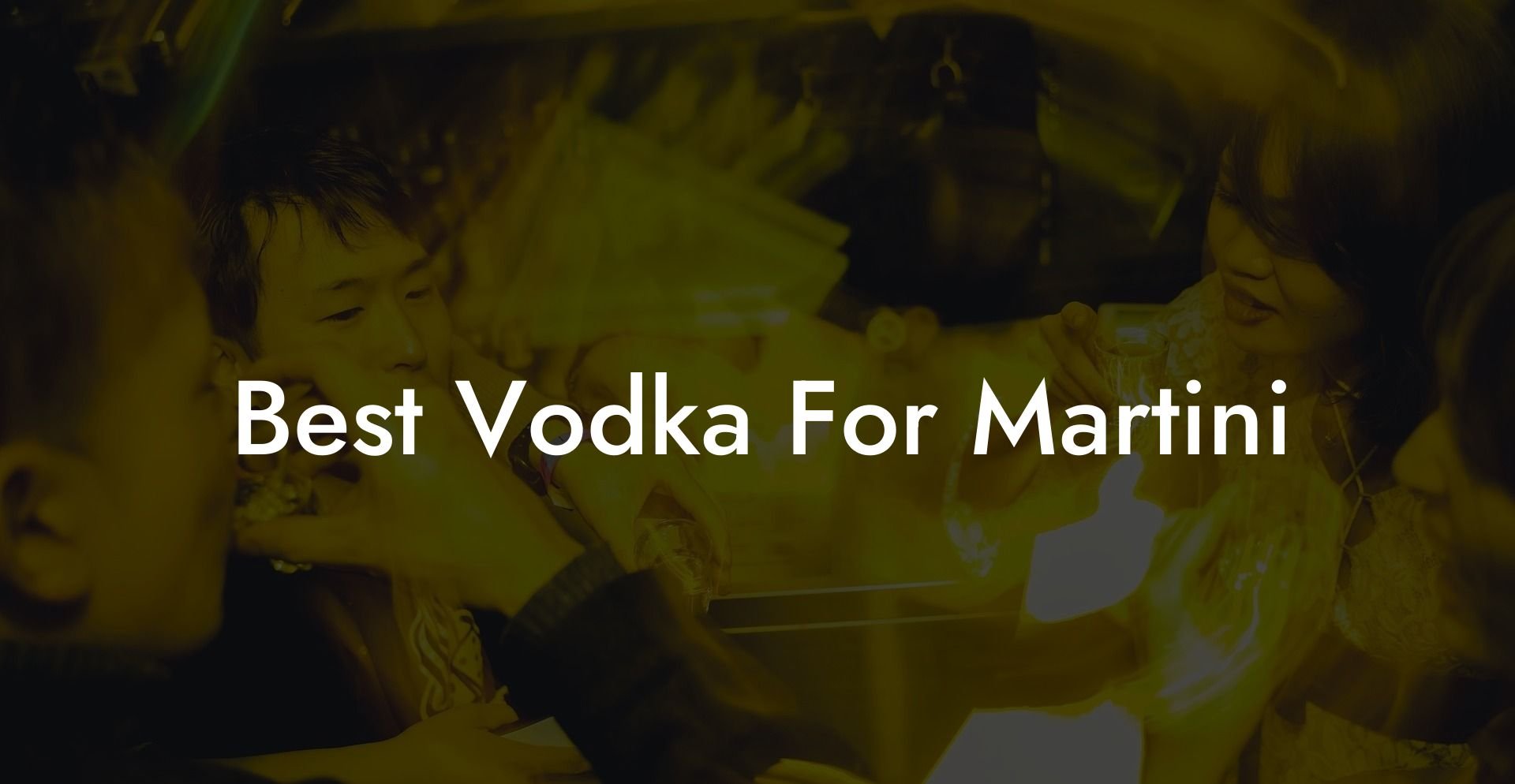 Best Vodka For Martini