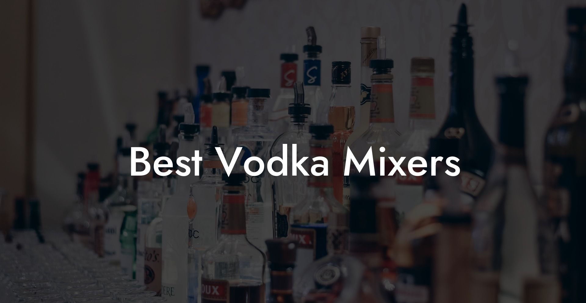 Best Vodka Mixers