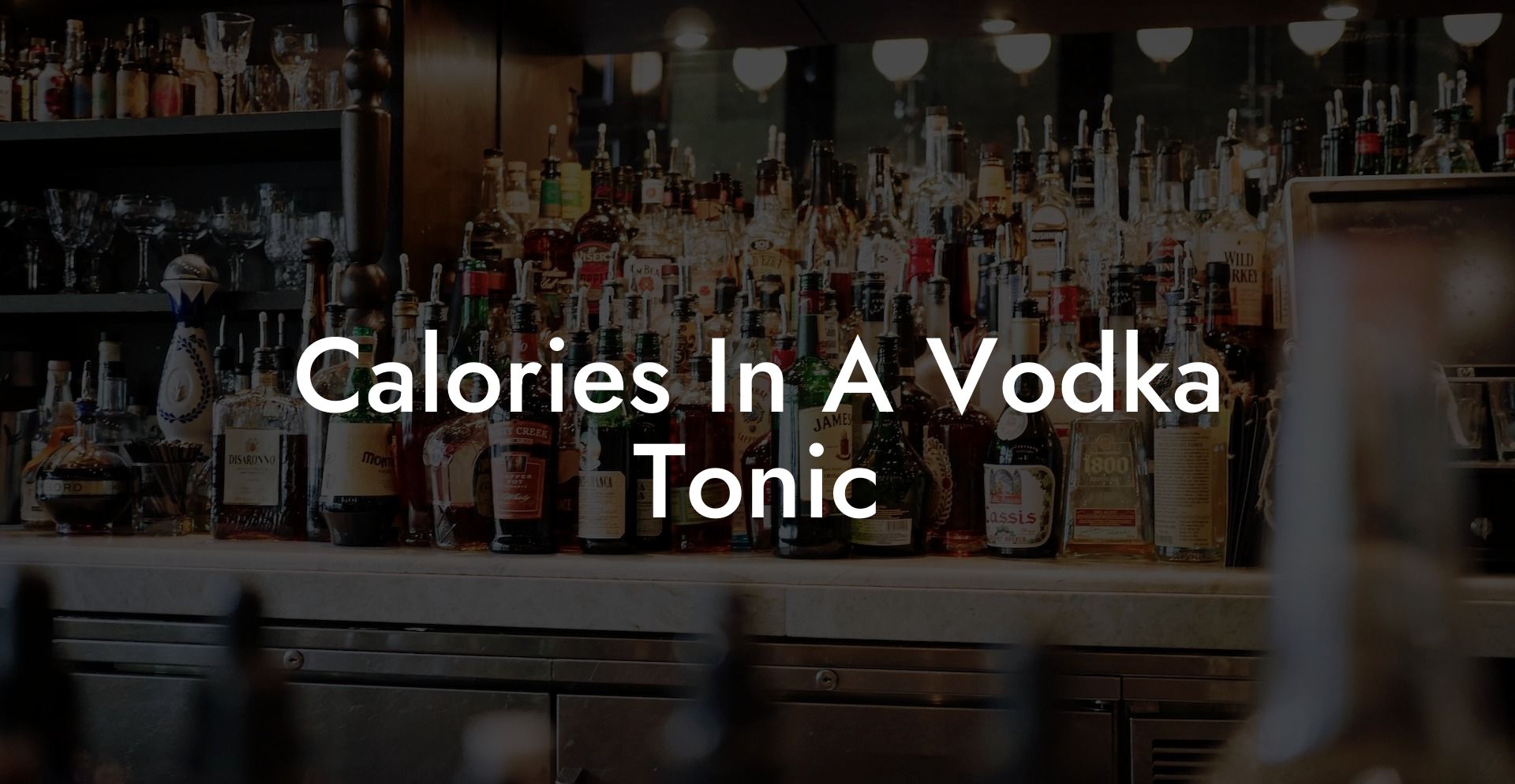 Calories In A Vodka Tonic