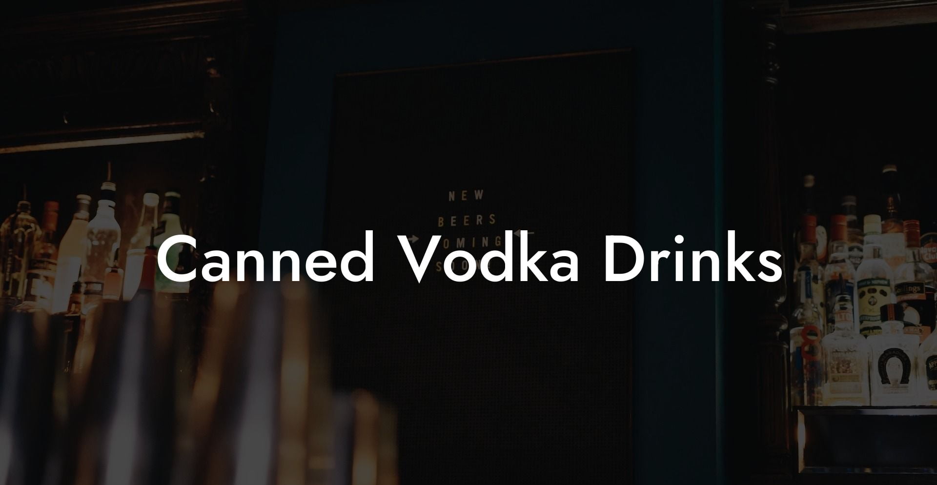 Canned Vodka Drinks
