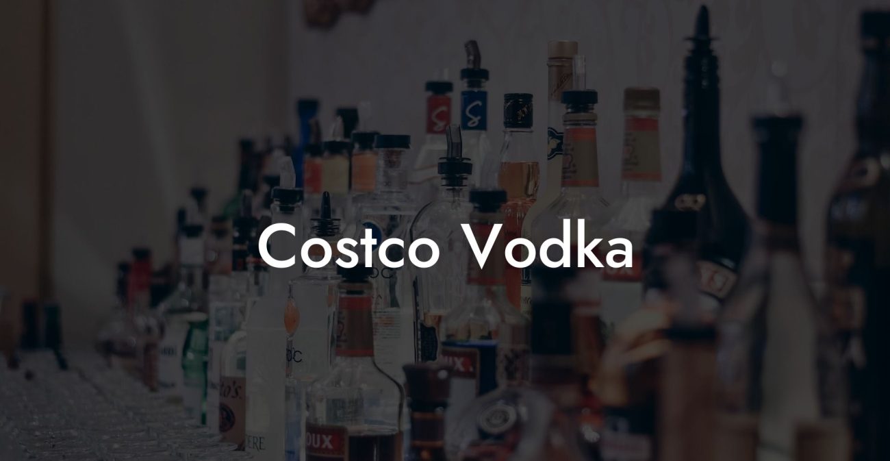 Costco Vodka