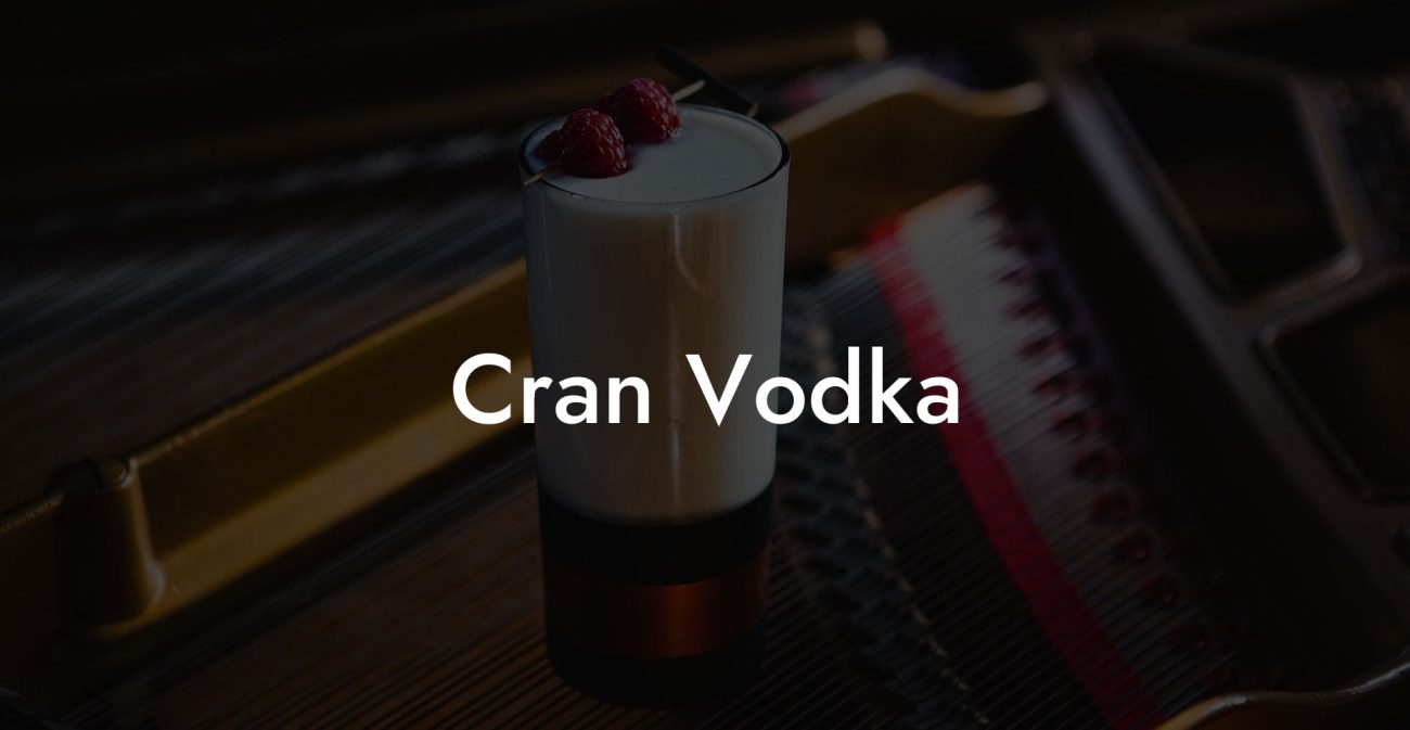 Cran Vodka