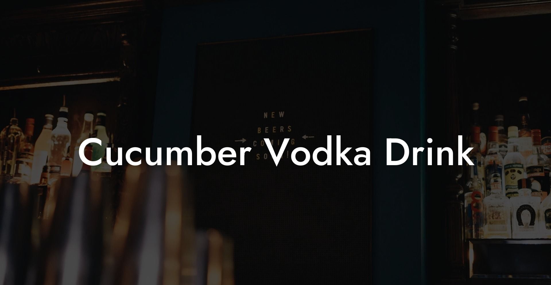 Cucumber Vodka Drink