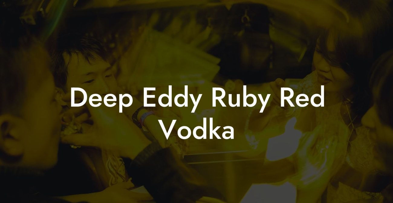 Deep Eddy Ruby Red Vodka