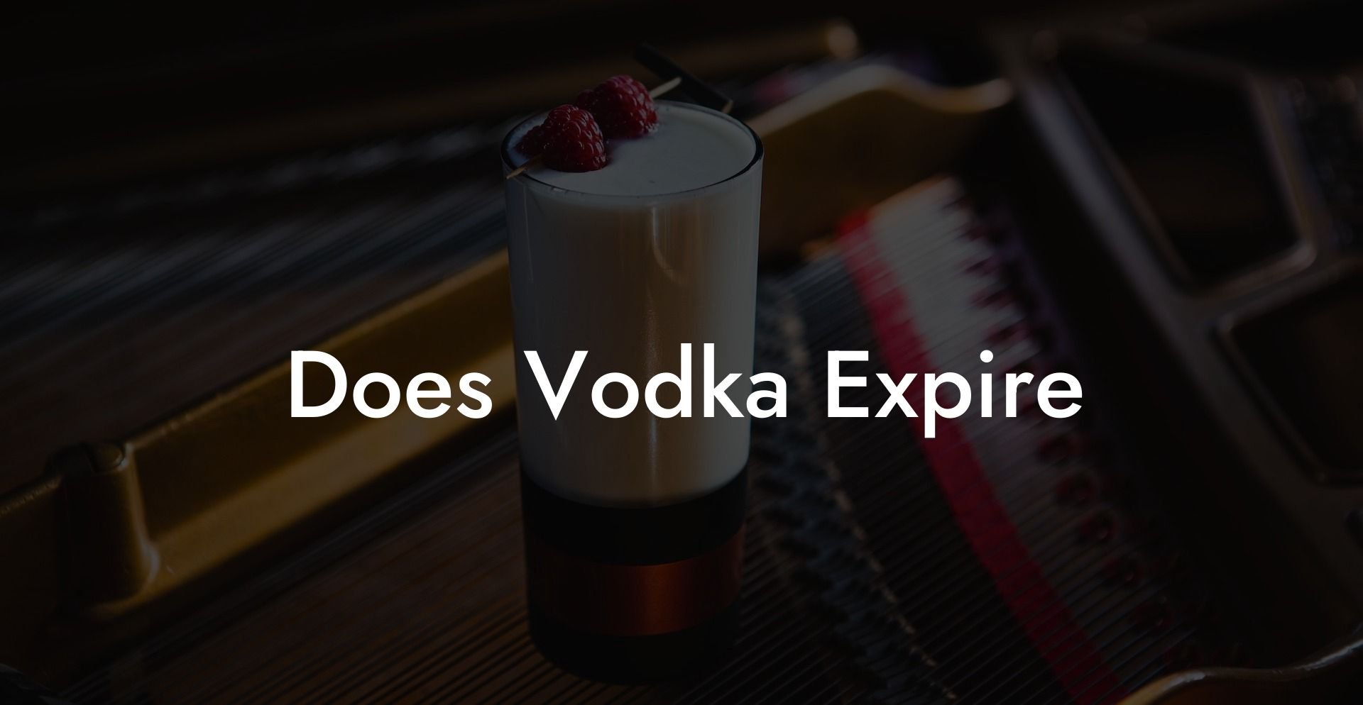 Does Vodka Expire