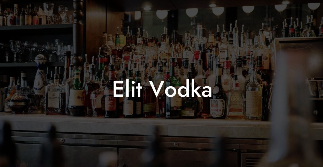 Elit Vodka