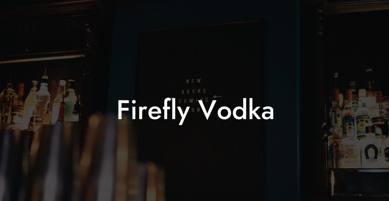 Firefly Vodka