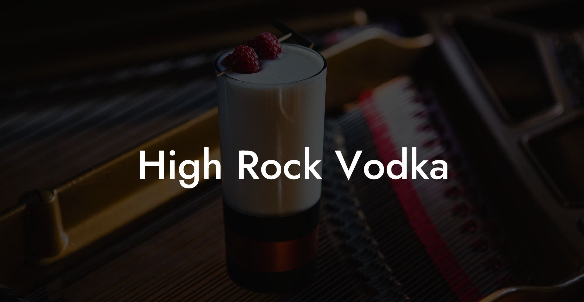 High Rock Vodka
