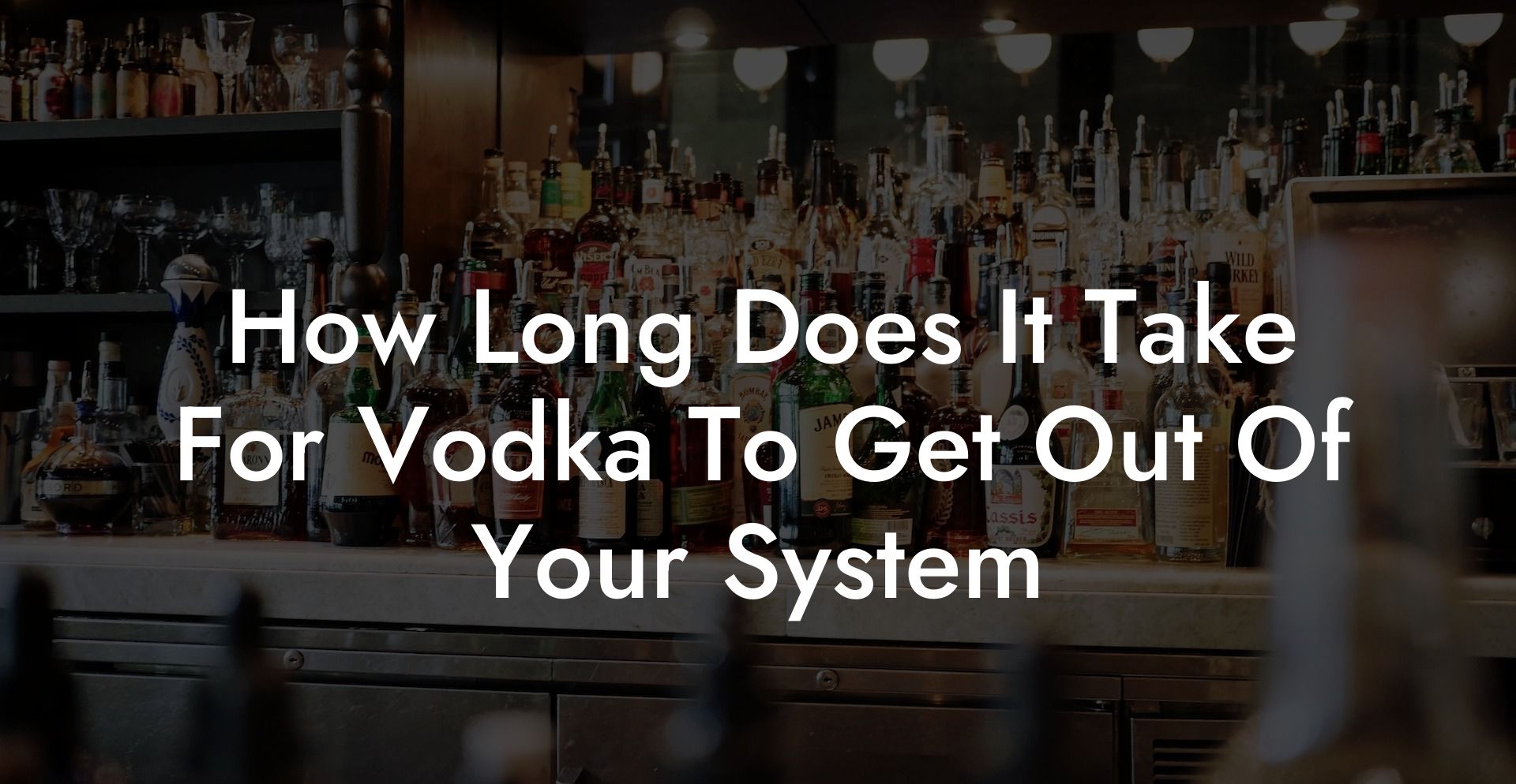 How Long Does It Take For Vodka To Get Out Of Your System