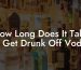 How Long Does It Take To Get Drunk Off Vodka