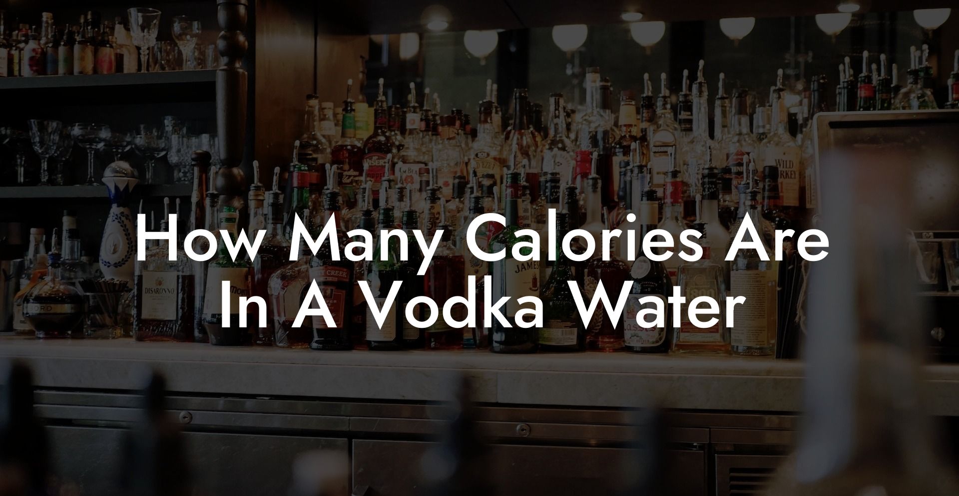 How Many Calories Are In A Vodka Water