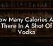 How Many Calories Are There In A Shot Of Vodka