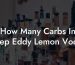 How Many Carbs In Deep Eddy Lemon Vodka