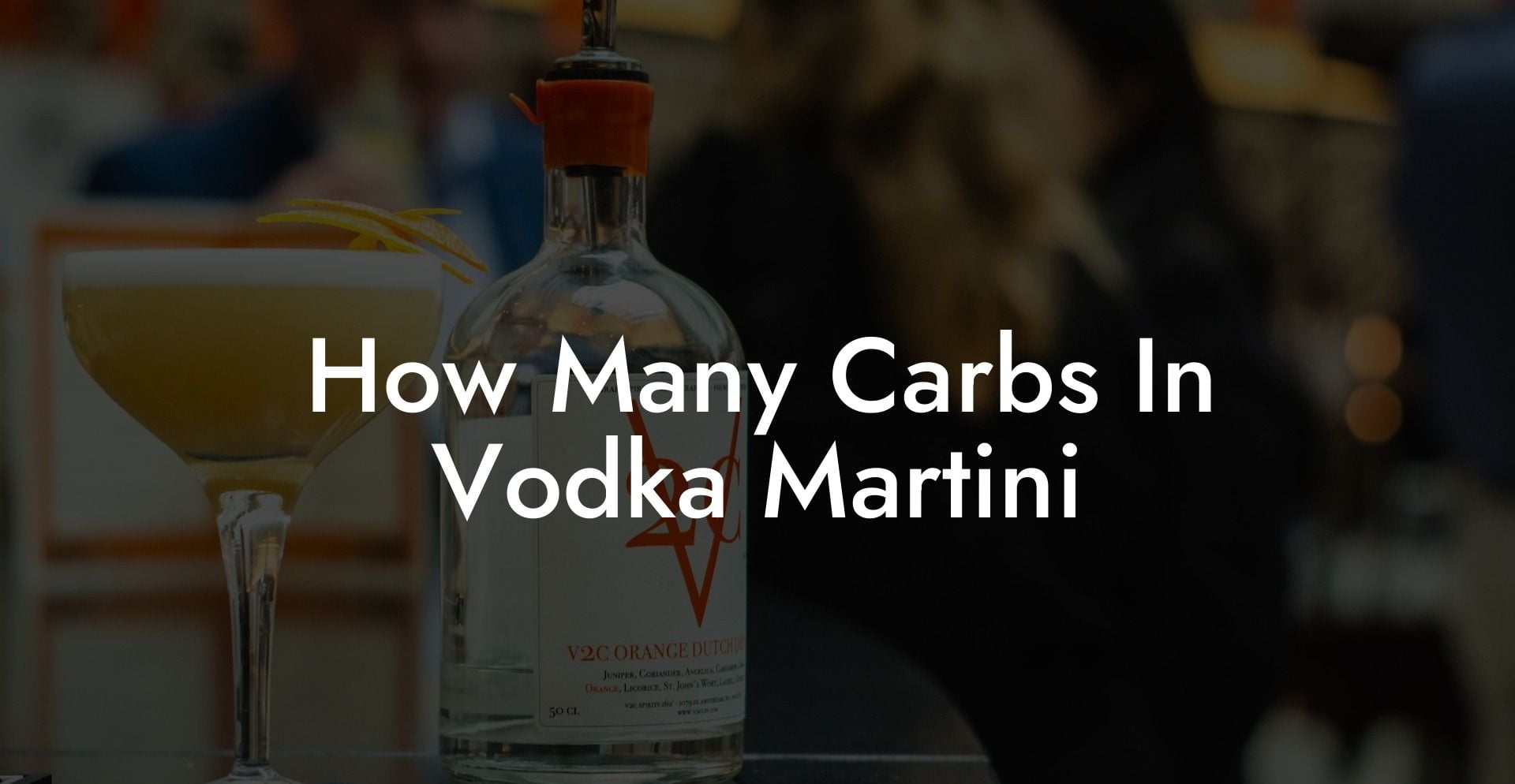 How Many Carbs In Vodka Martini