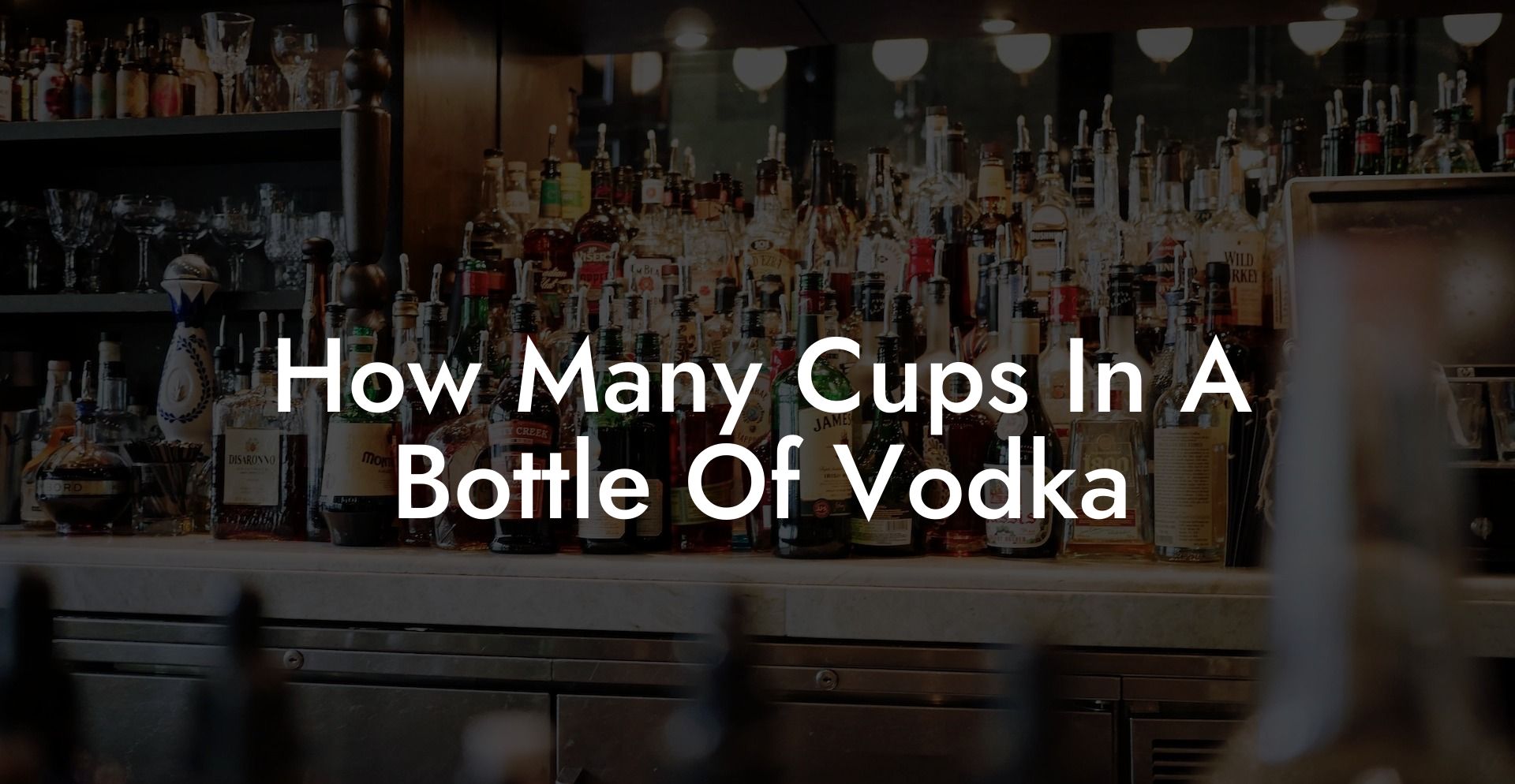 How Many Cups In A Bottle Of Vodka