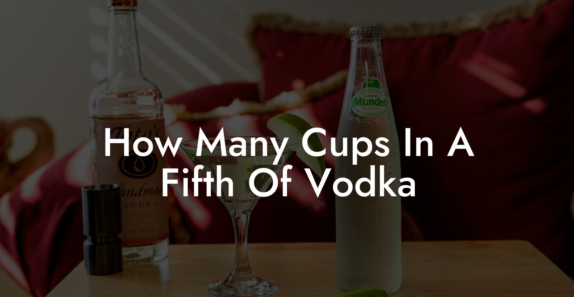 How Many Cups In A Fifth Of Vodka