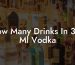 How Many Drinks In 375 Ml Vodka