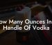 How Many Ounces In A Handle Of Vodka