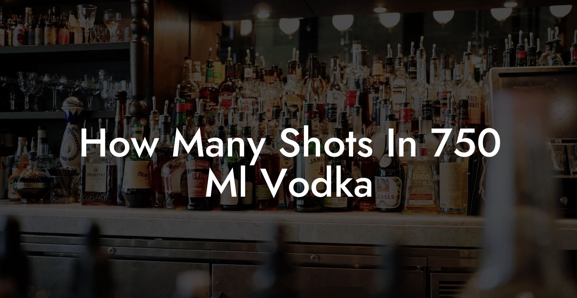 How Many Shots In 750 Ml Vodka