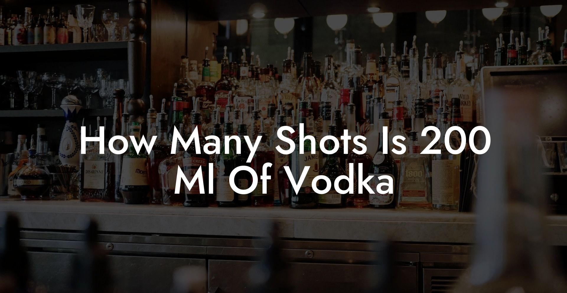 How Many Shots Is 200 Ml Of Vodka