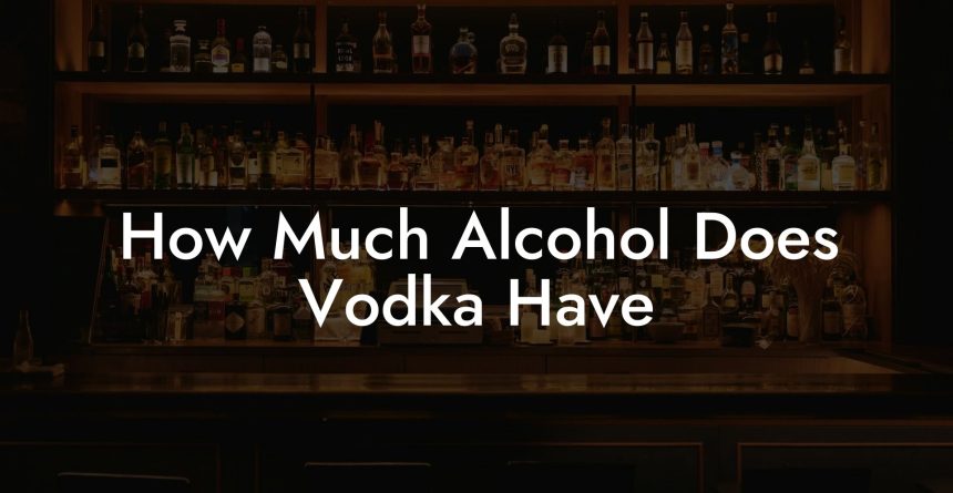 how much is one unit of alcohol in vodka