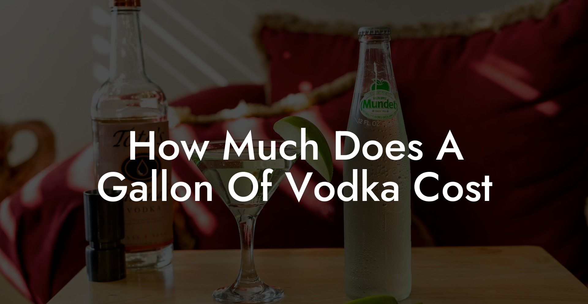 How Much Does A Gallon Of Vodka Cost
