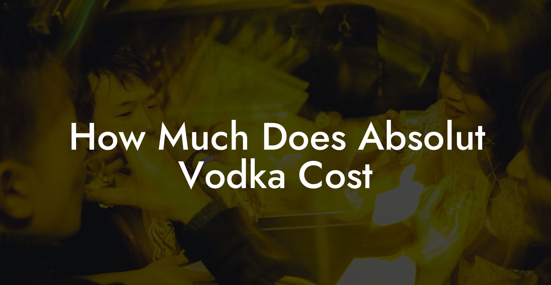 How Much Does Absolut Vodka Cost