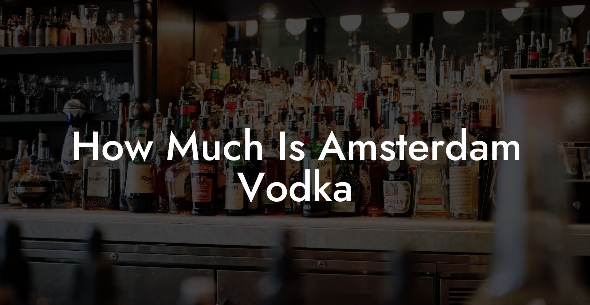 How Much Is Amsterdam Vodka
