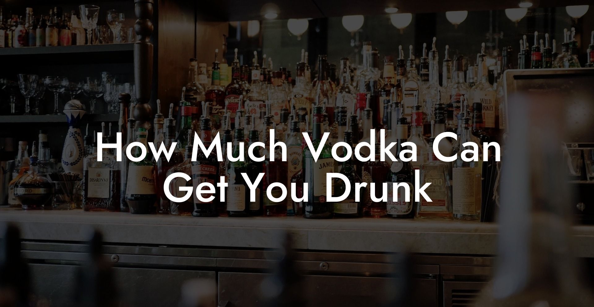 How Much Vodka Can Get You Drunk