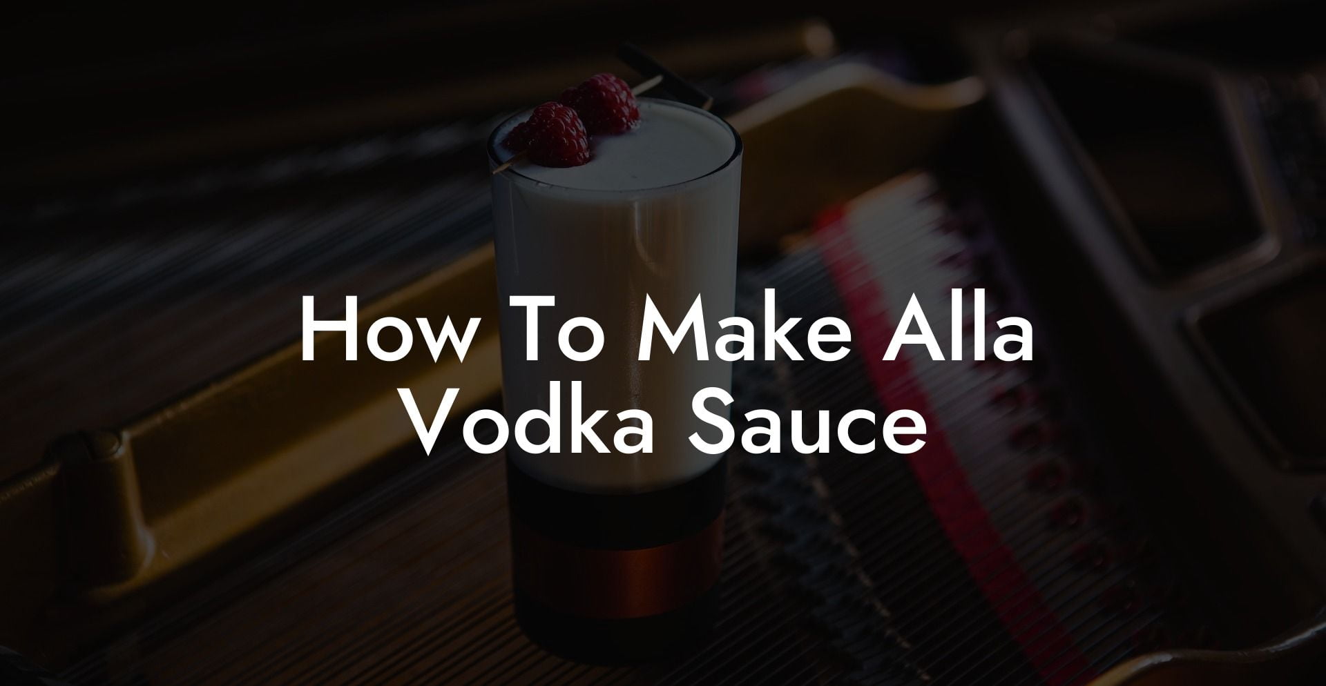 How To Make Alla Vodka Sauce