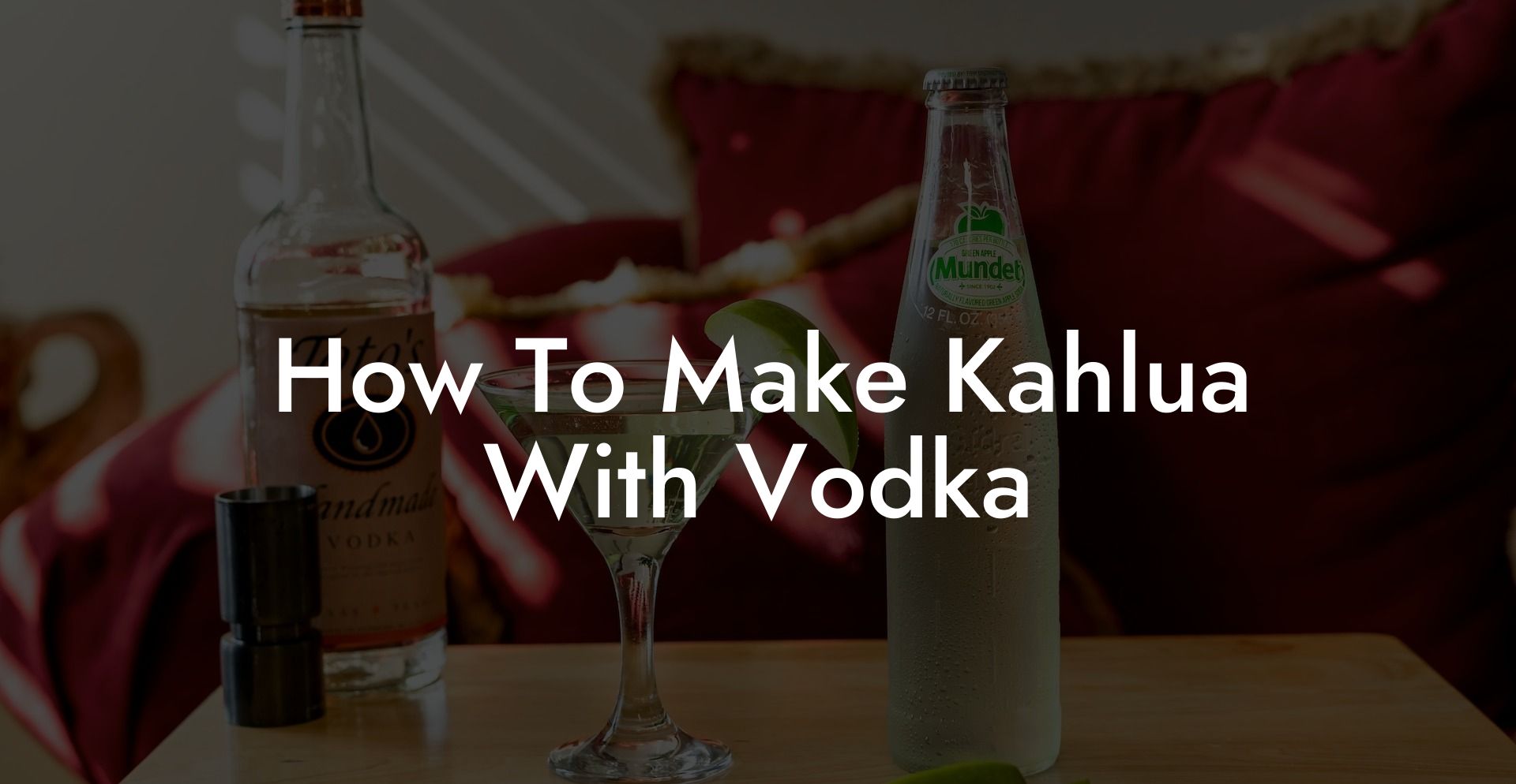 How To Make Kahlua With Vodka