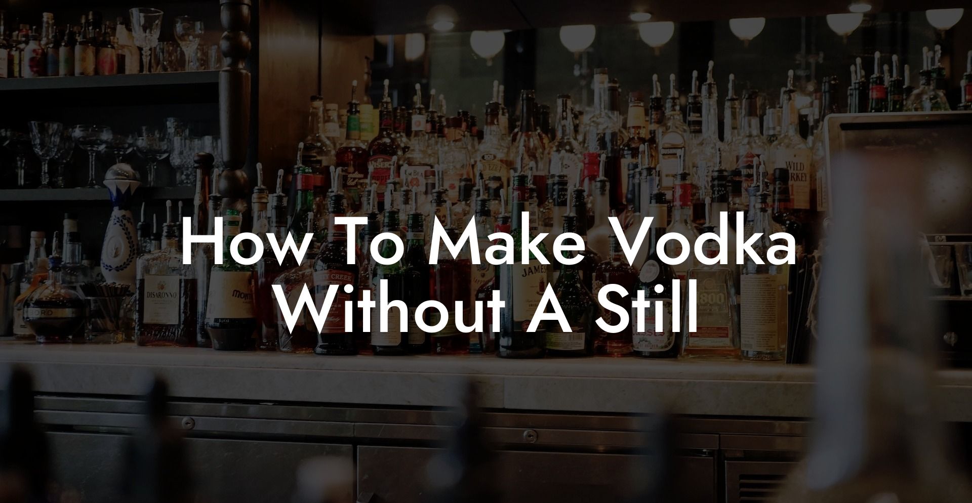 How To Make Vodka Without A Still