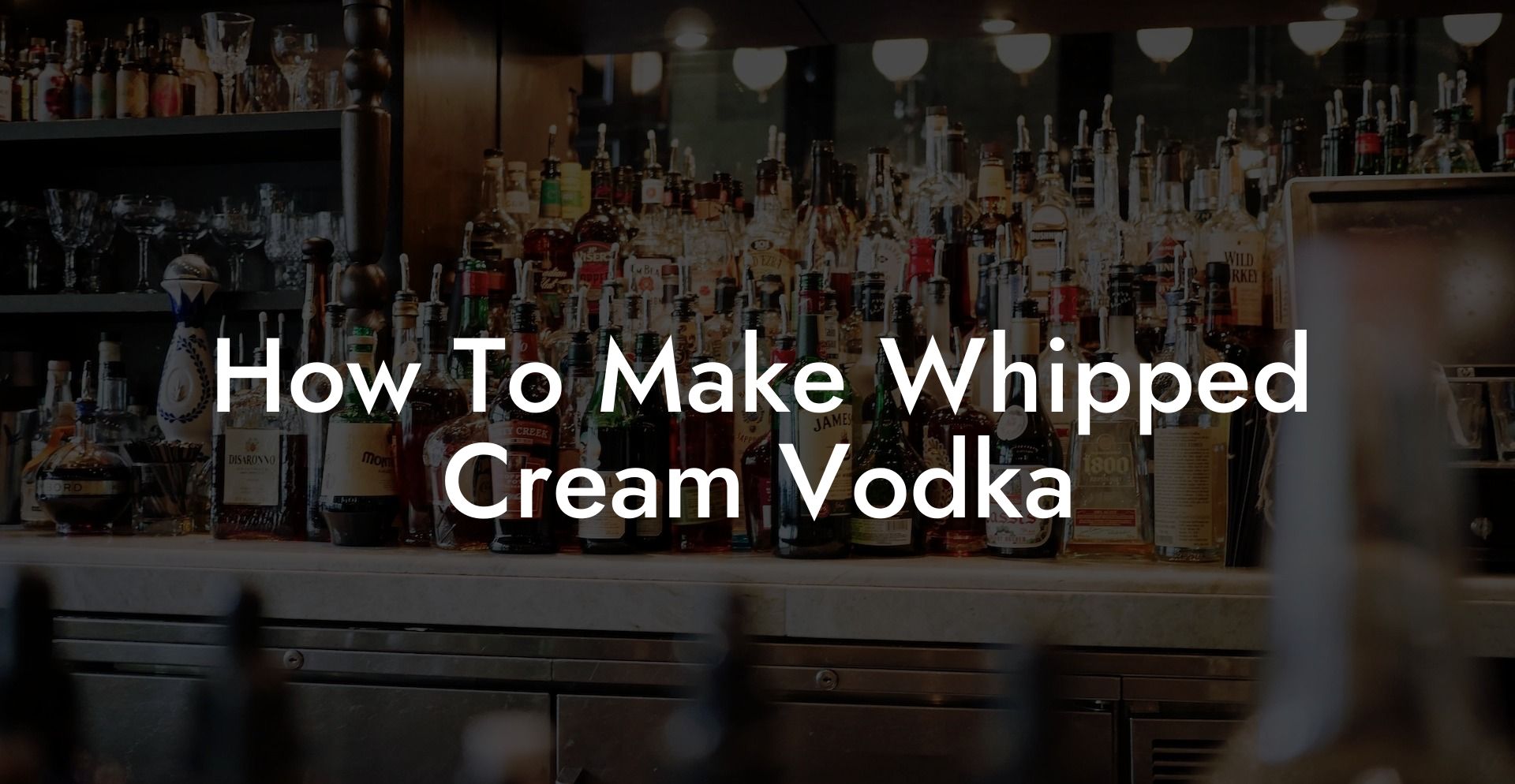 How To Make Whipped Cream Vodka