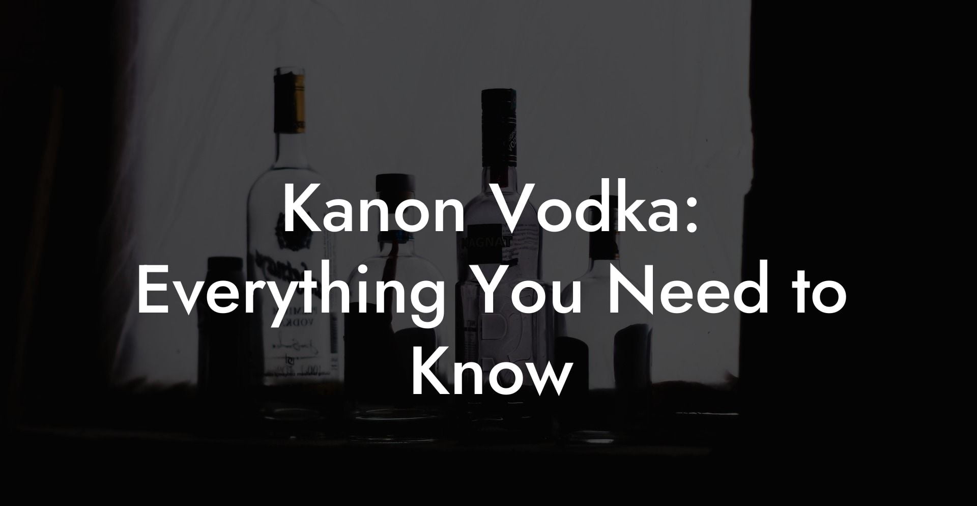 Kanon Vodka: Everything You Need to Know