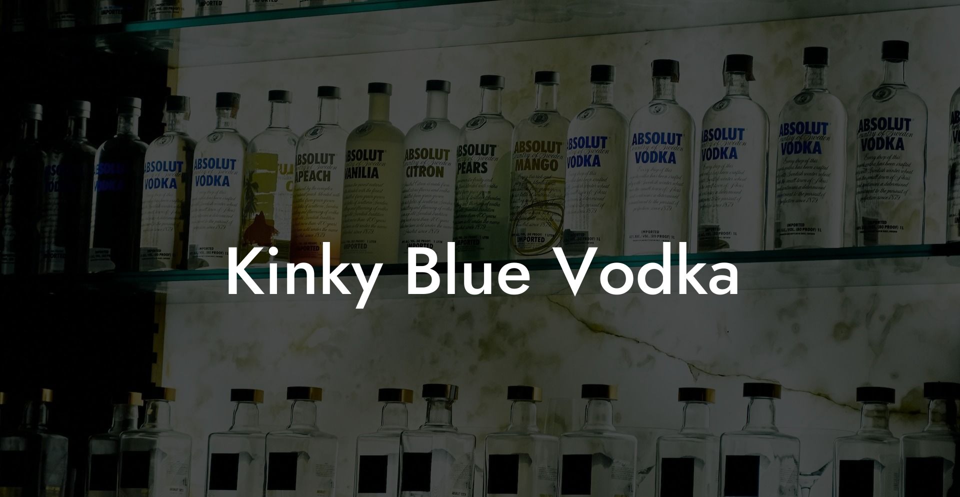 Kinky Blue Vodka
