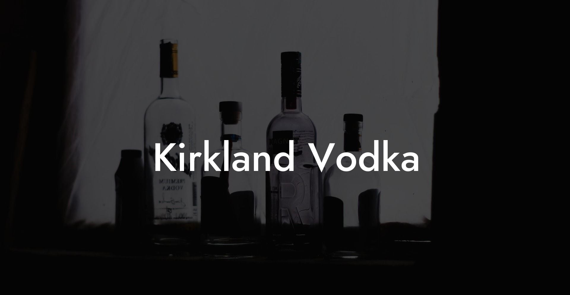 Kirkland Vodka