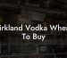 Kirkland Vodka Where To Buy