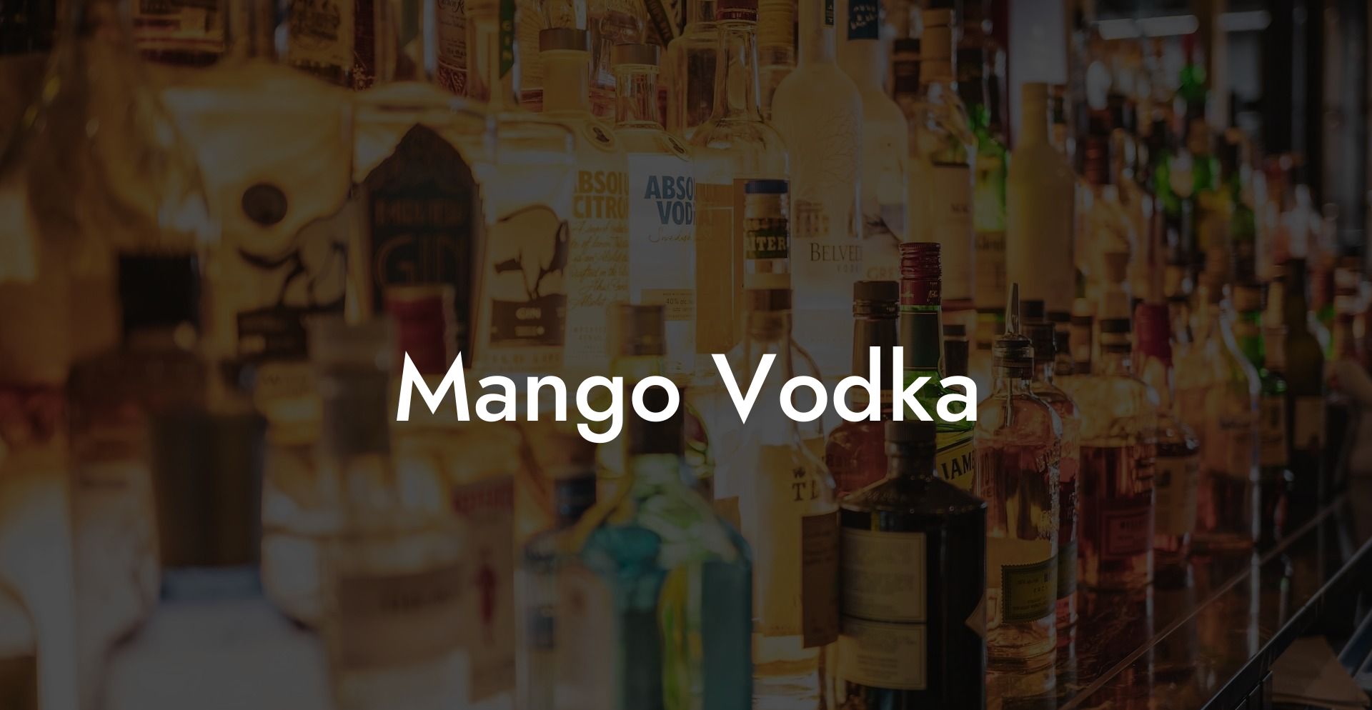 Mango Vodka
