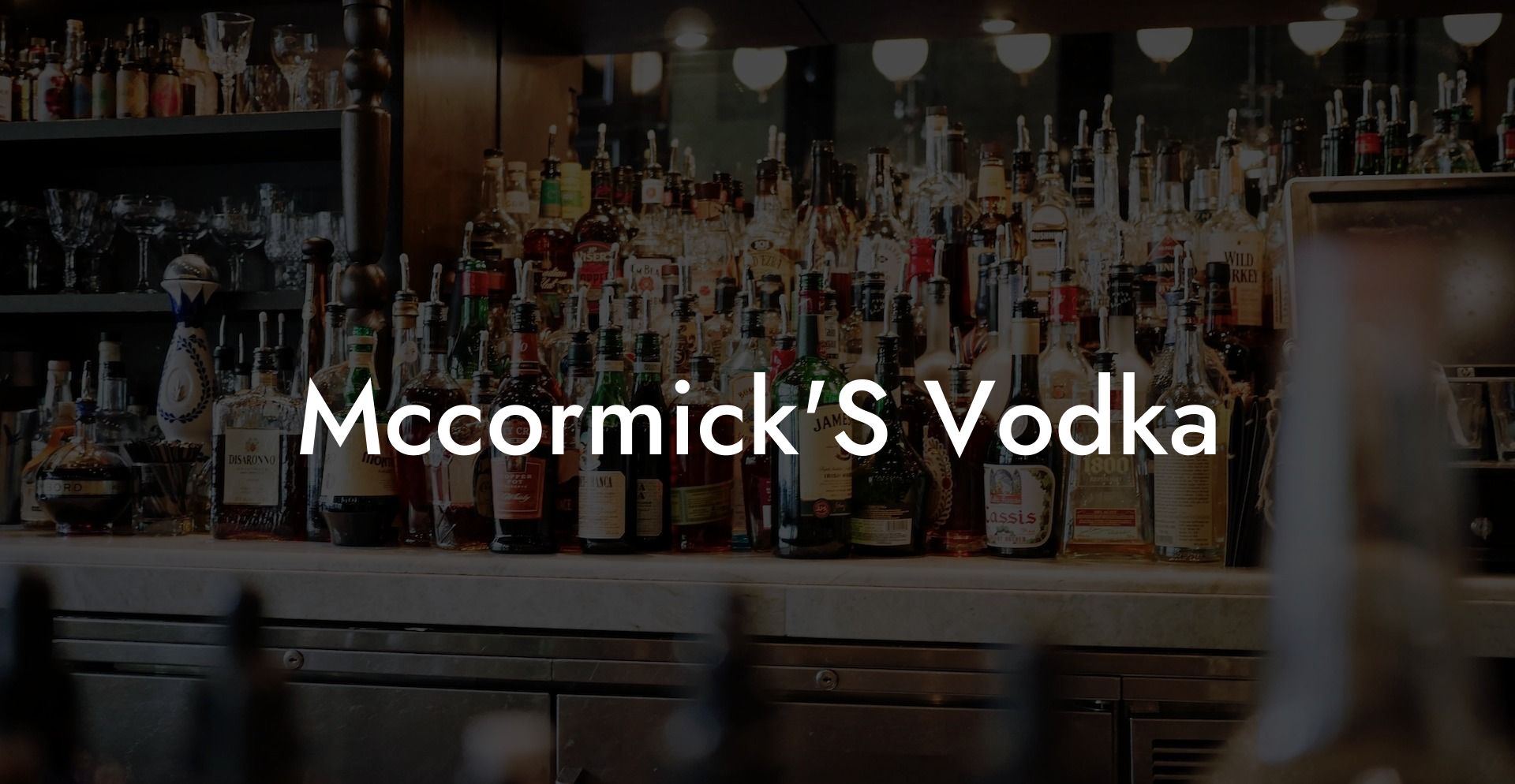 Mccormick'S Vodka