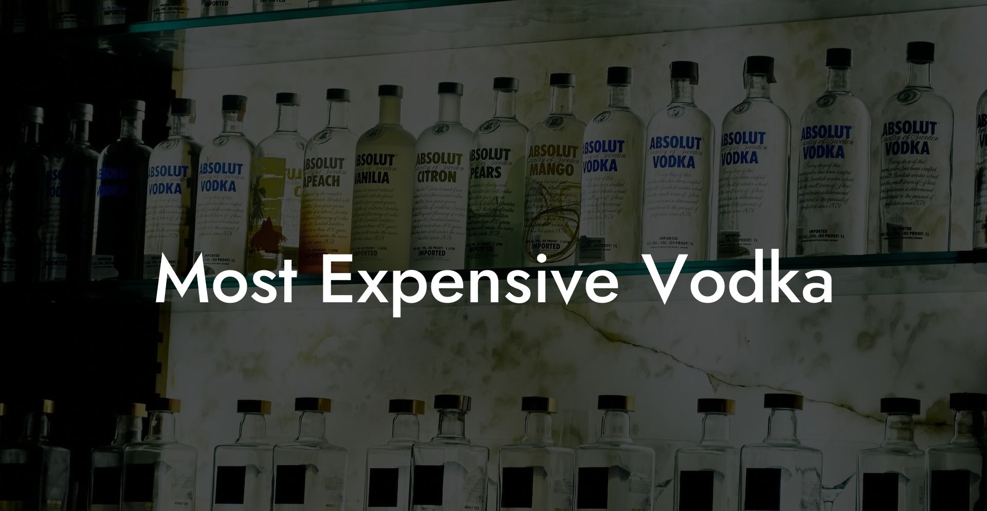 Most Expensive Vodka