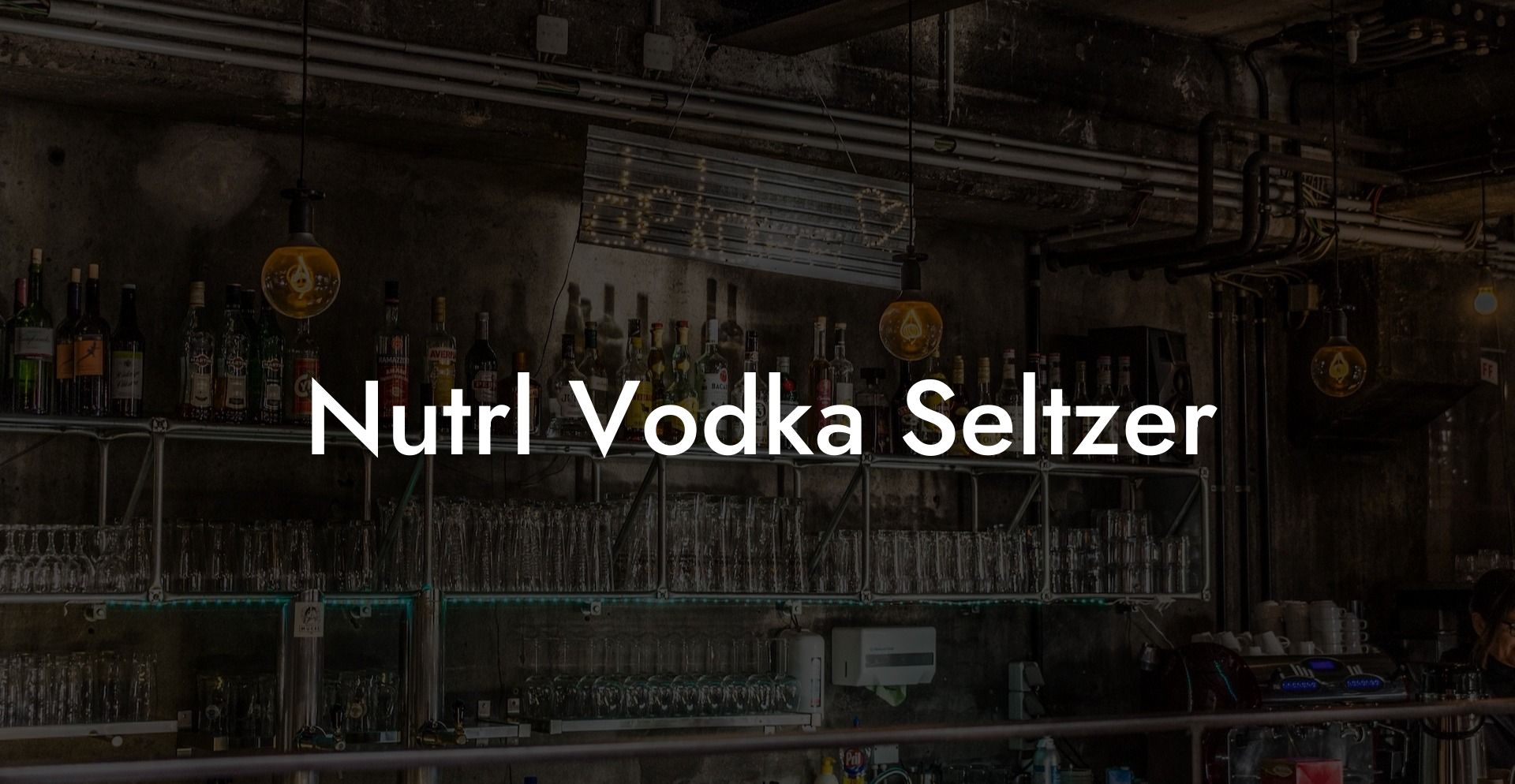 Nutrl Vodka Seltzer