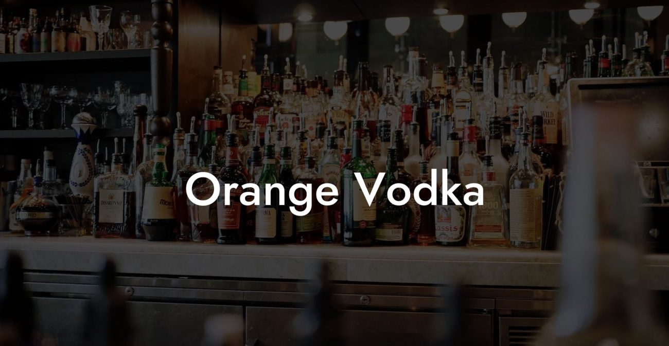 Orange Vodka