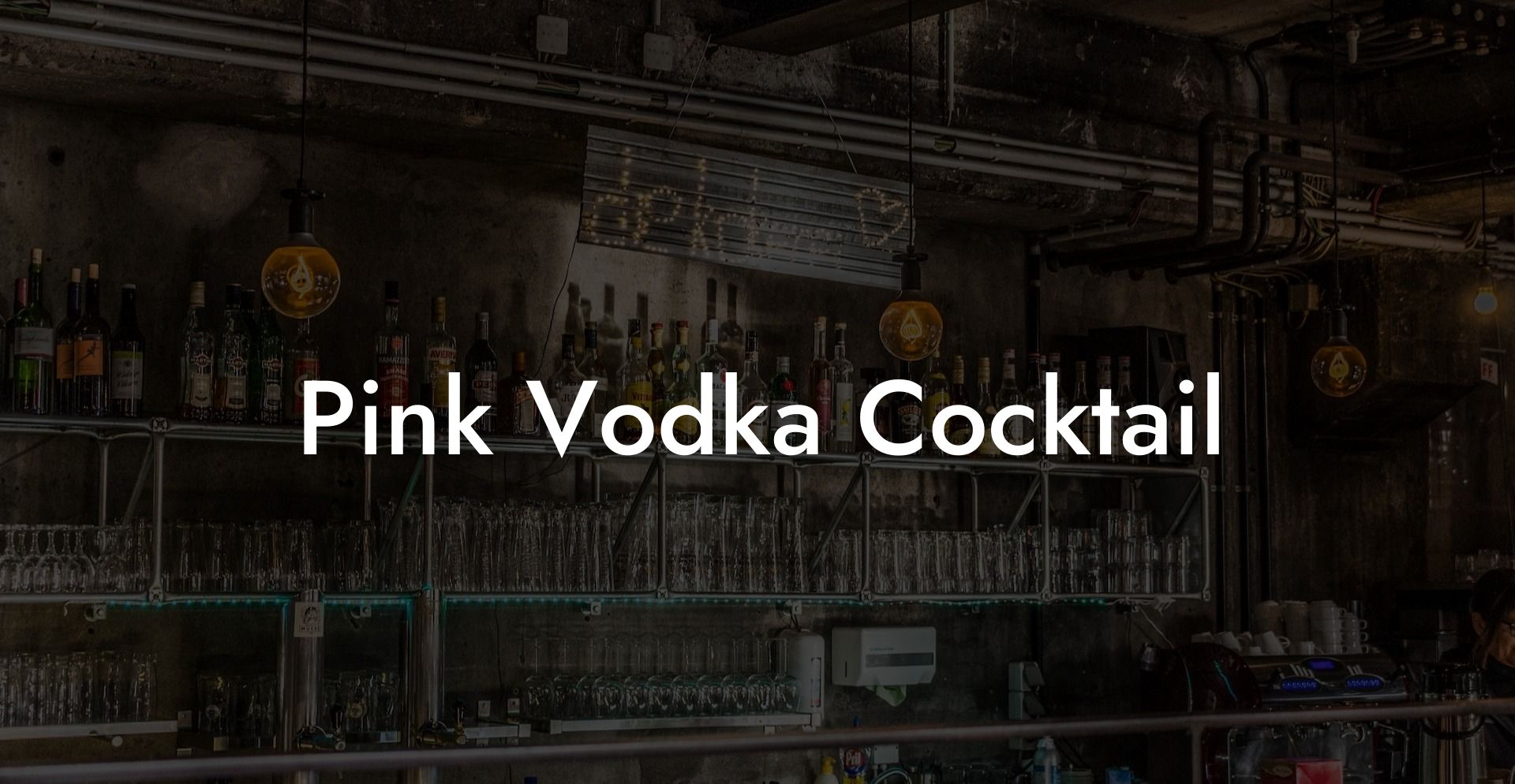 Pink Vodka Cocktail