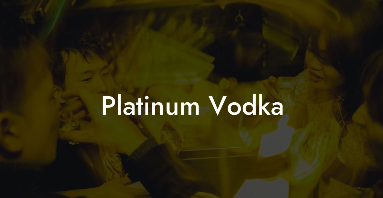 Platinum Vodka