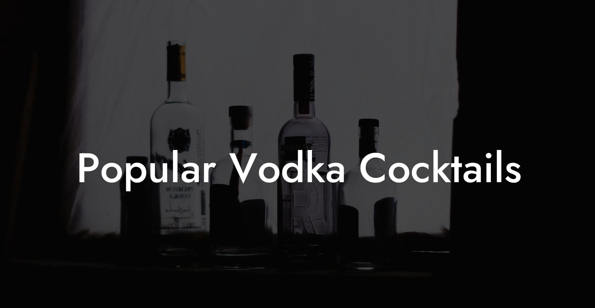 Popular Vodka Cocktails