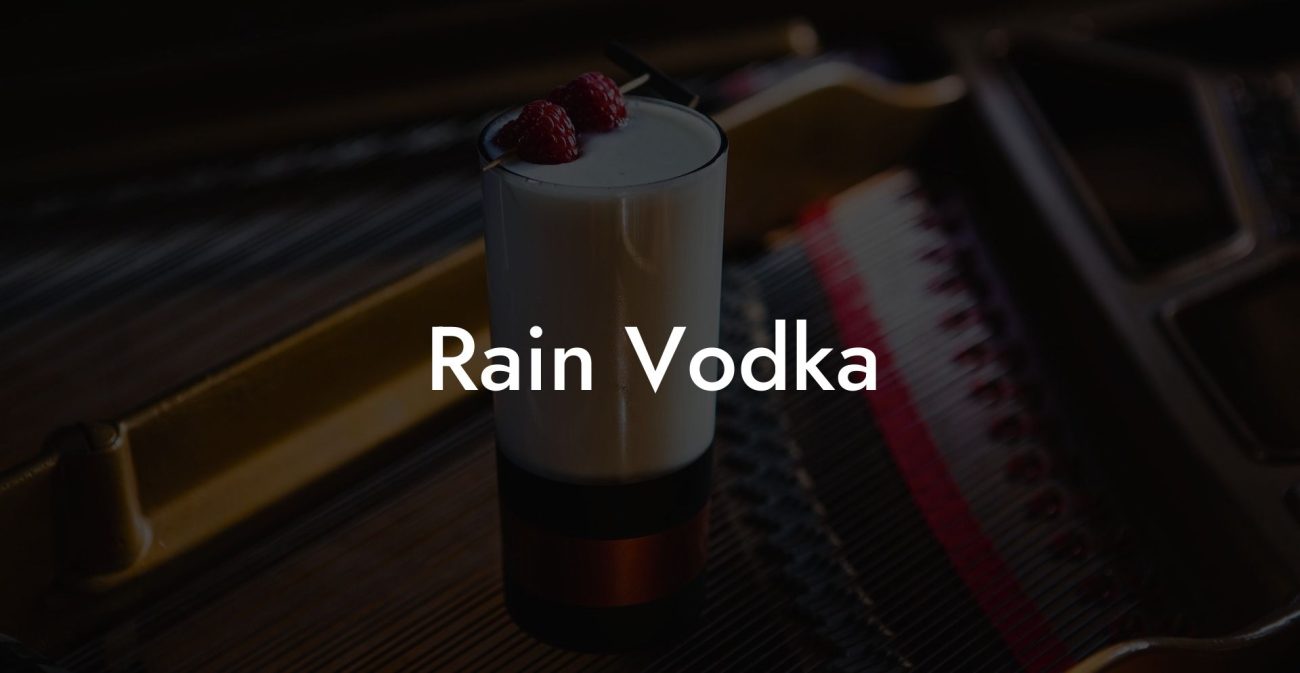 Rain Vodka