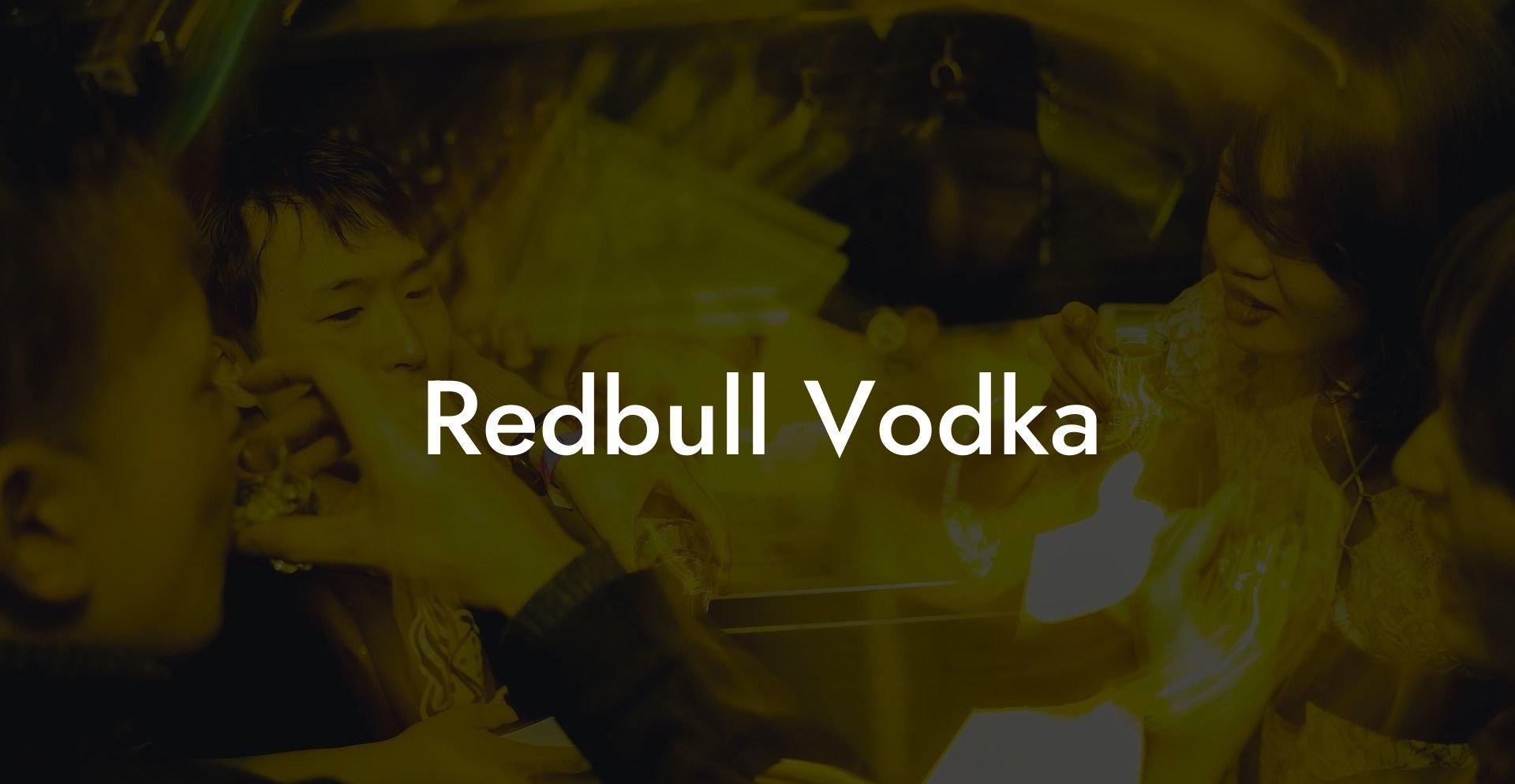Redbull Vodka