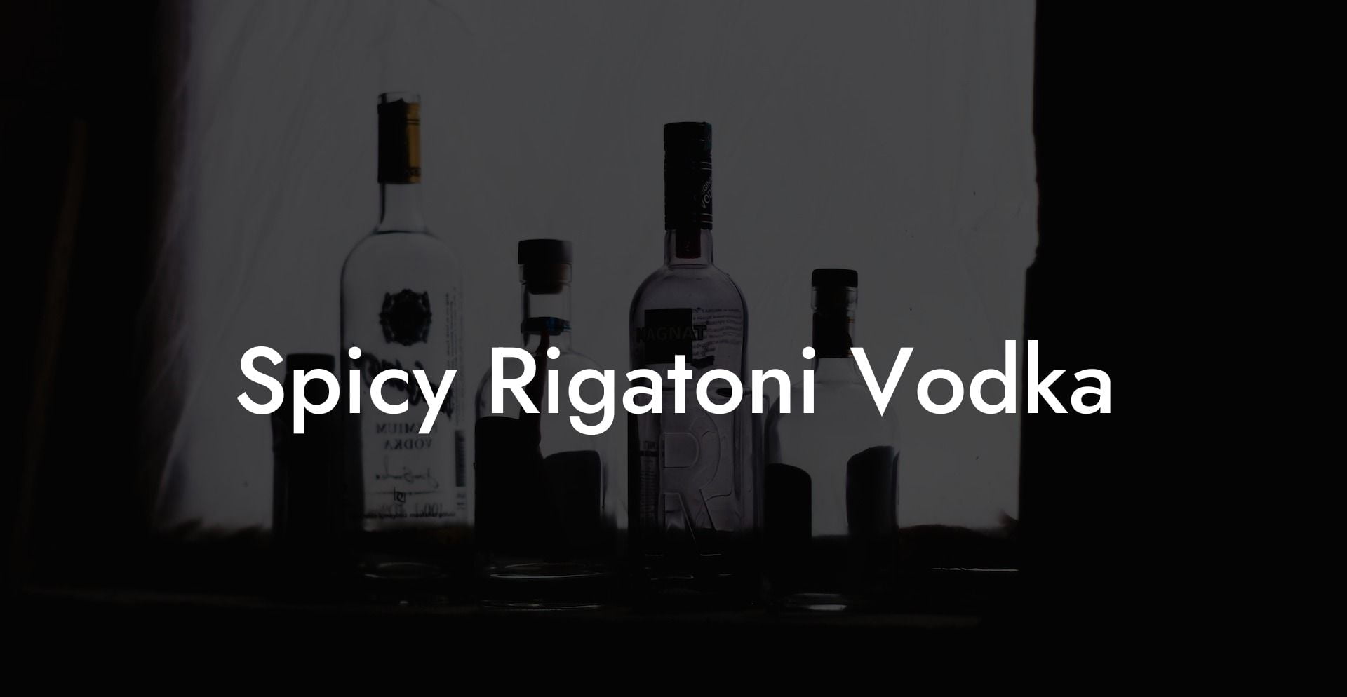 Spicy Rigatoni Vodka