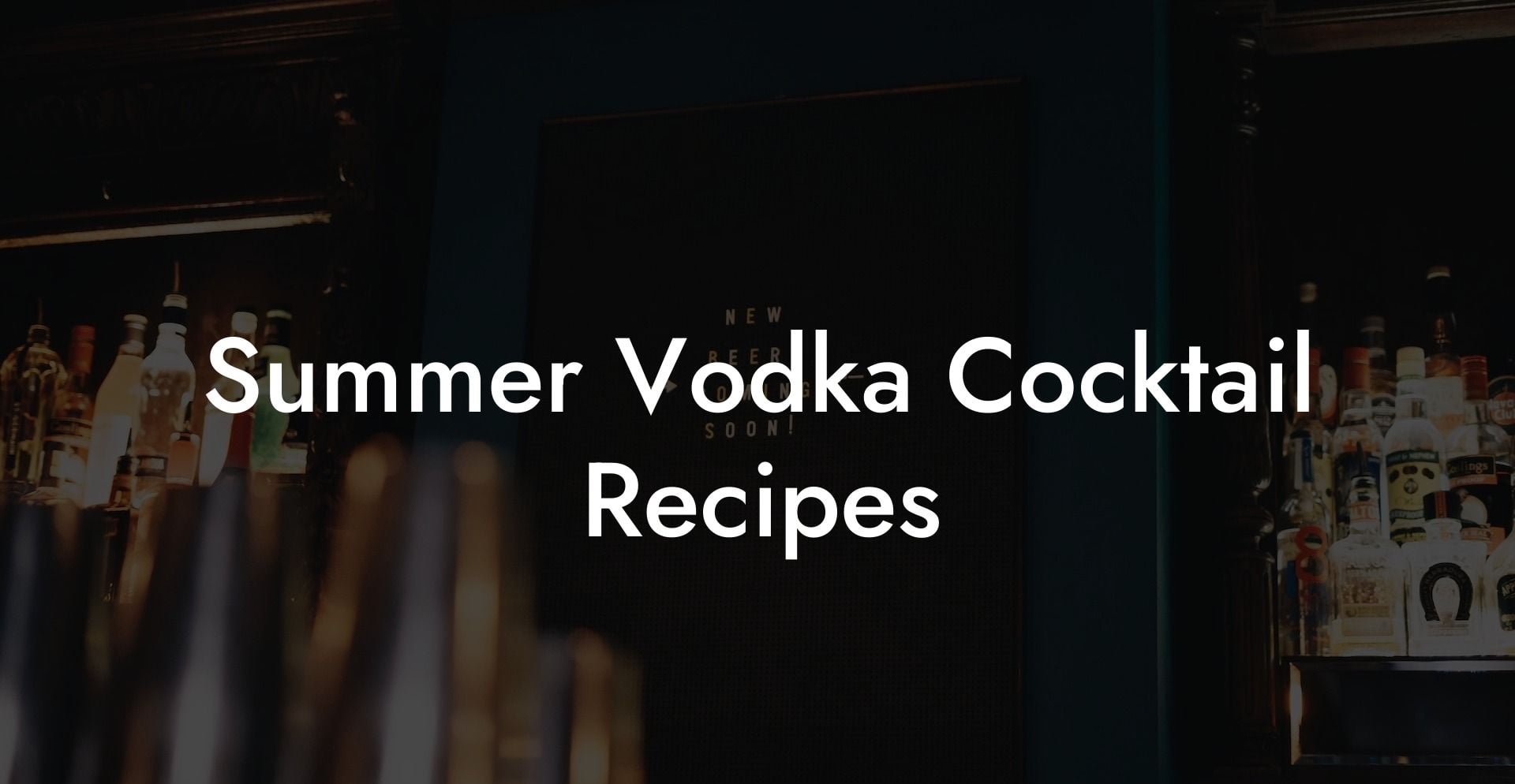 Summer Vodka Cocktail Recipes